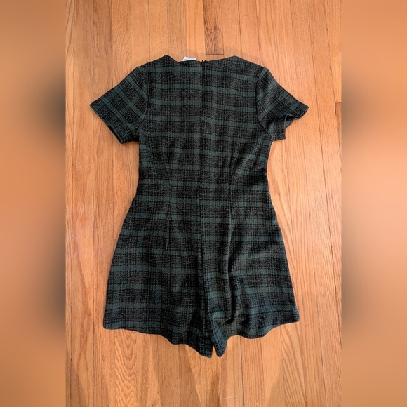 Zara Black and Green Checkered Dress - Picture 5 of 6